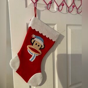 Paul Frank White and Red Tag Stocking